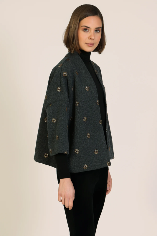 Traffic People Shrug Beaded Jacket