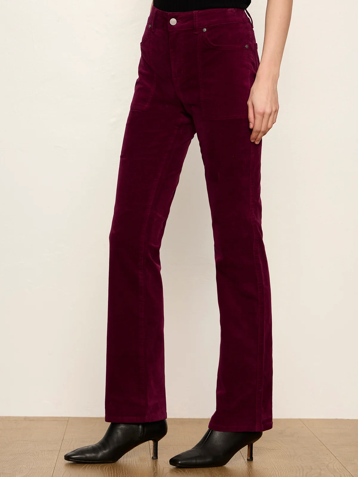 Sanctuary Play Date Velveteen Bootcut Pant in 2 colors