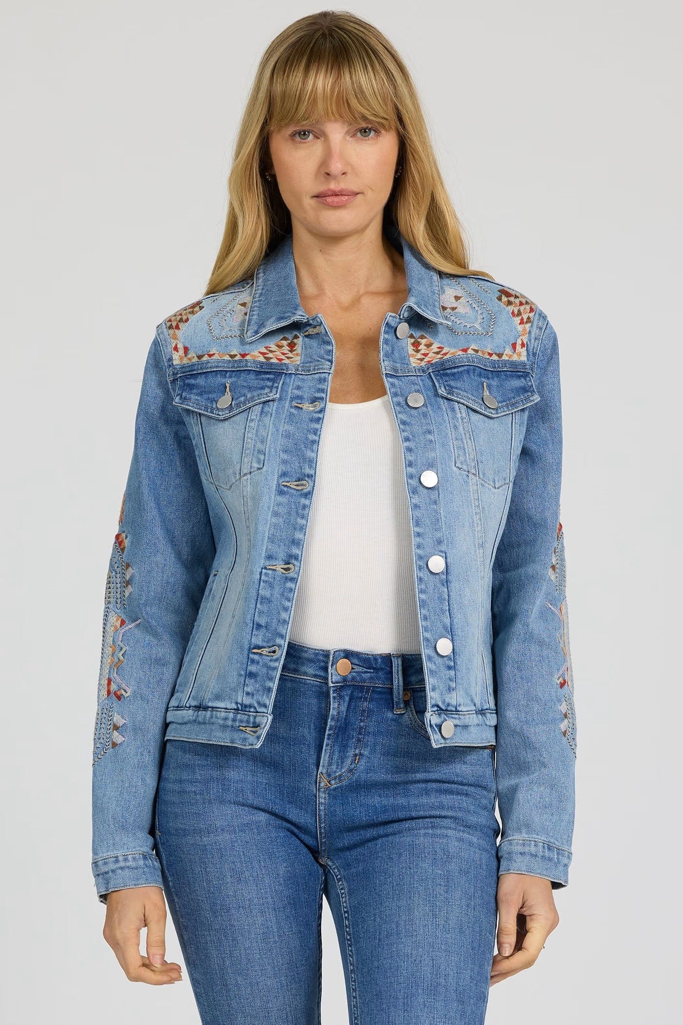 Dear John Ainsley Embroidered Denim Jacket