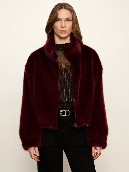Sanctuary Everest Fur Bomber Jacket