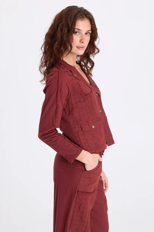 XCVI Mousa Pintuck Blazer