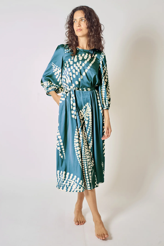 Traffic People Willow Dress in Blue