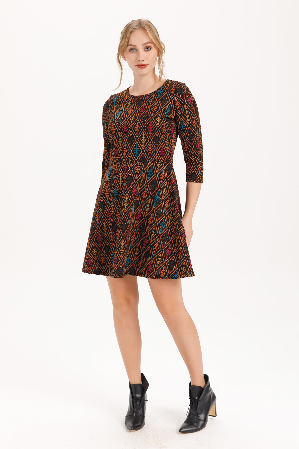 Isle Bella Dress in Palma Print