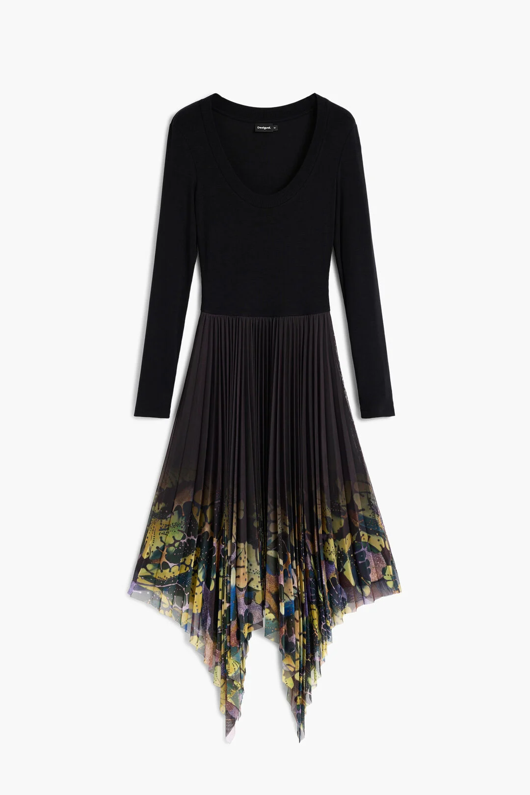 Desigual Butterfly Bottom Midi Dress