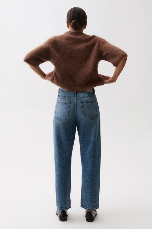 Pistola Donny Rolled Hem Boyfriend Denim