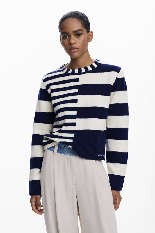 Desigual Combined Stripe Sweater