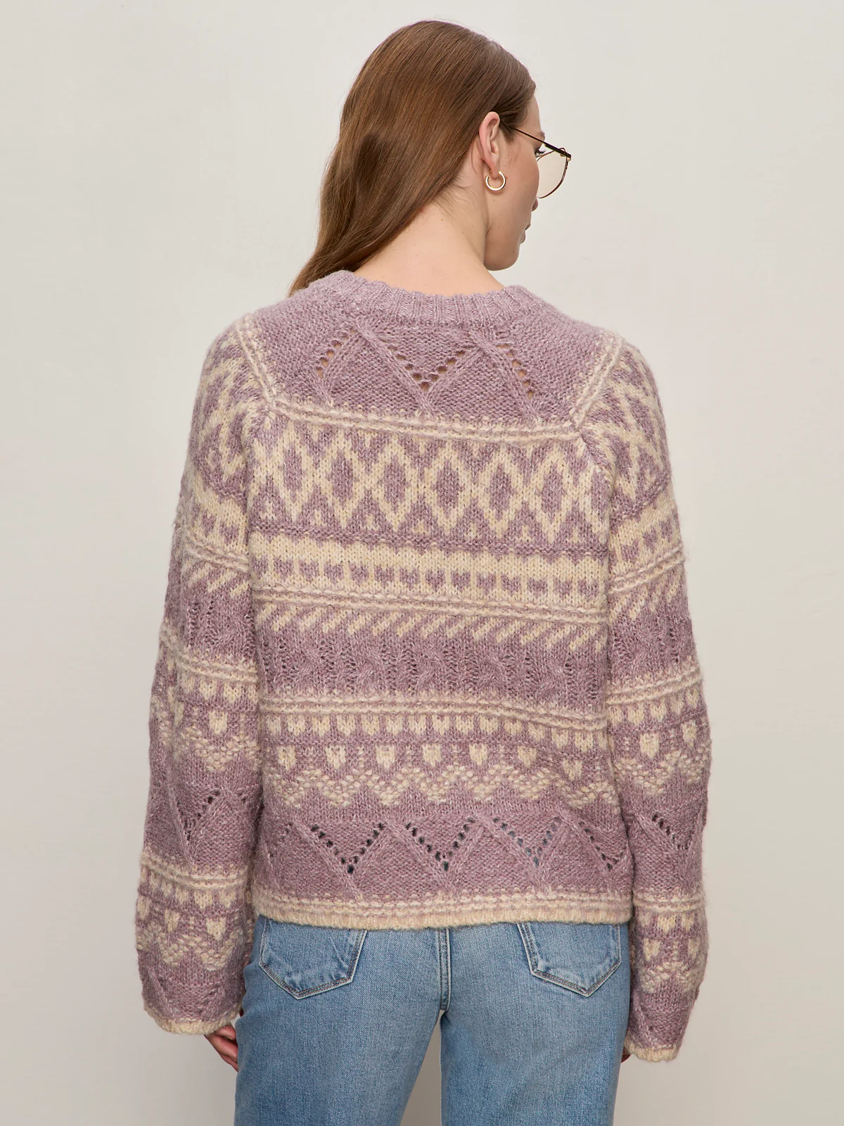 Sanctuary Fairisle Crewneck Sweater in 2 colors