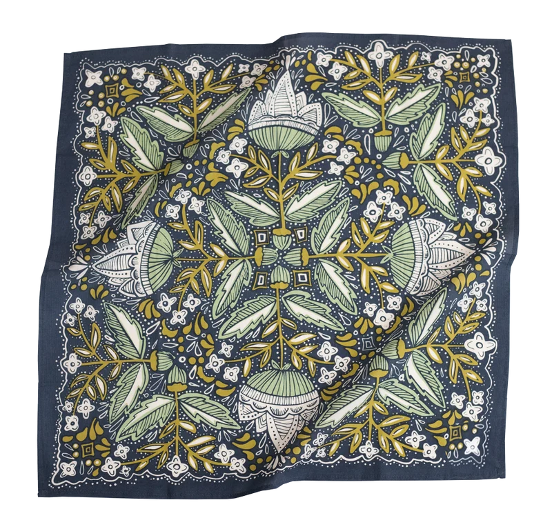 Printed Cotton Scarf/ Bandana