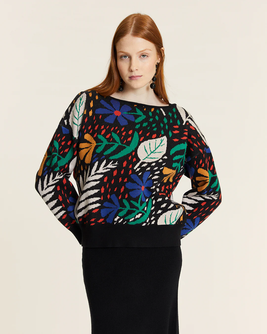 Pepa Loves Print Pullover Sweater in 2 Prints