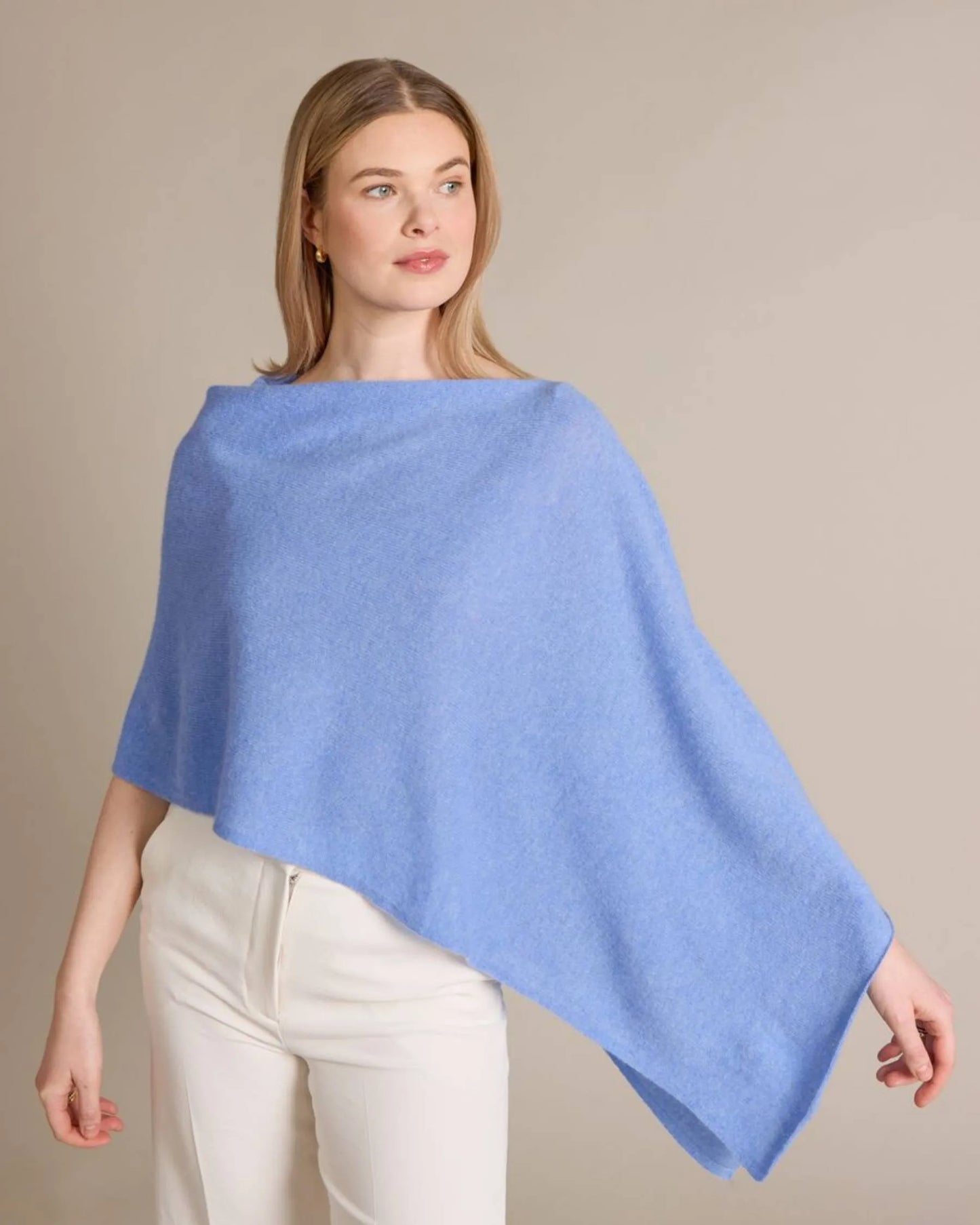 Cashmere Topper Scarf/ Poncho