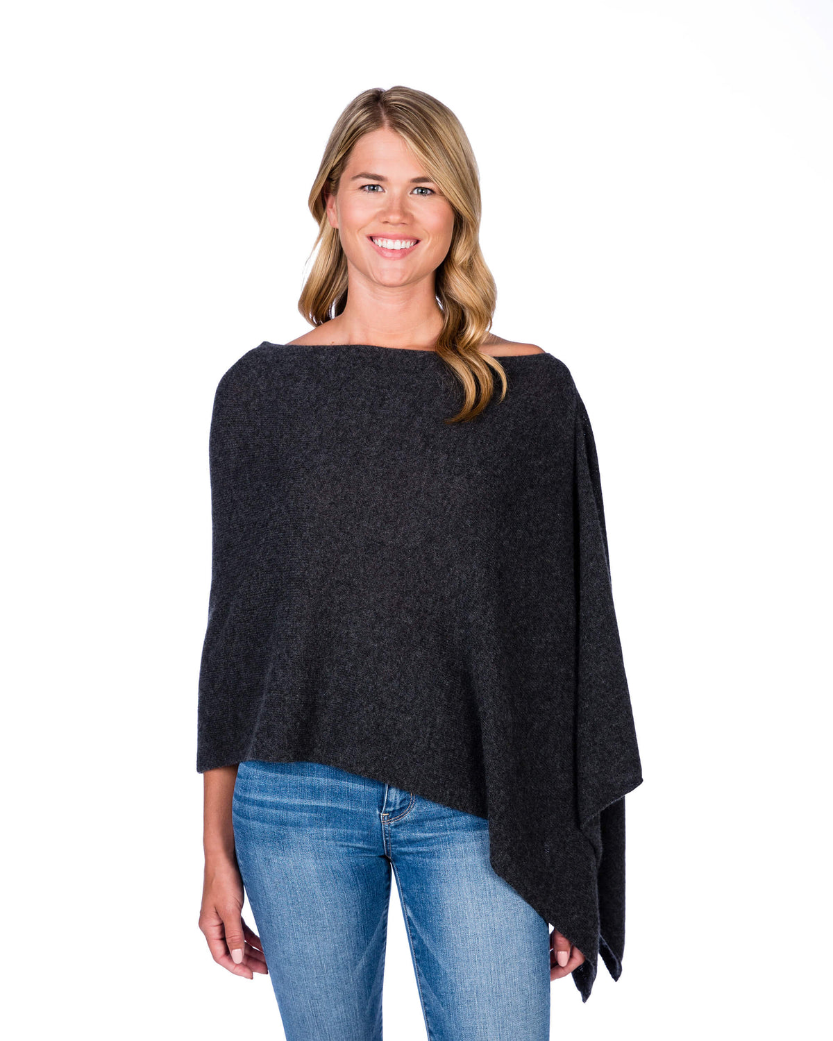 Cashmere Topper Scarf/ Poncho