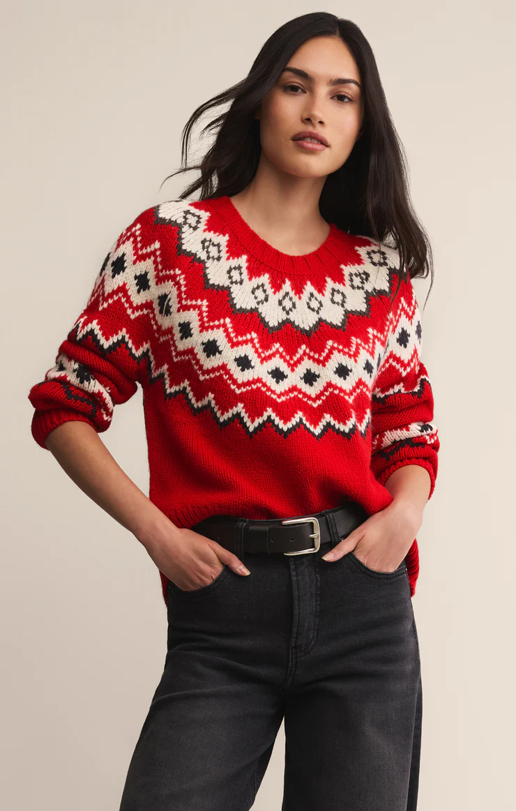 ZSupply Adornment Fair Isle Sweater