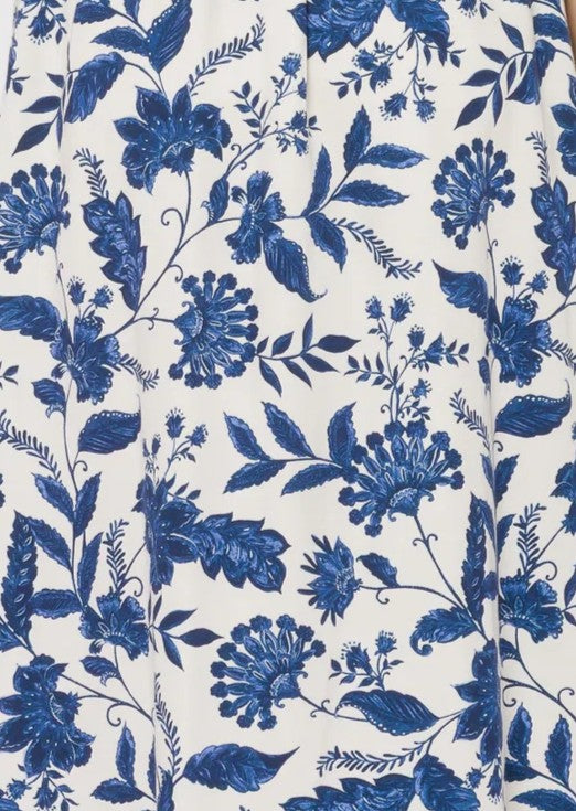 Velvet Heart Tanella Midi Dress in Blue Floral