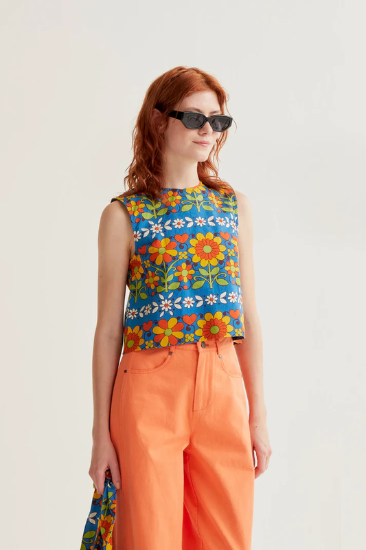 Compania Fantastica Tank in Funky Floral