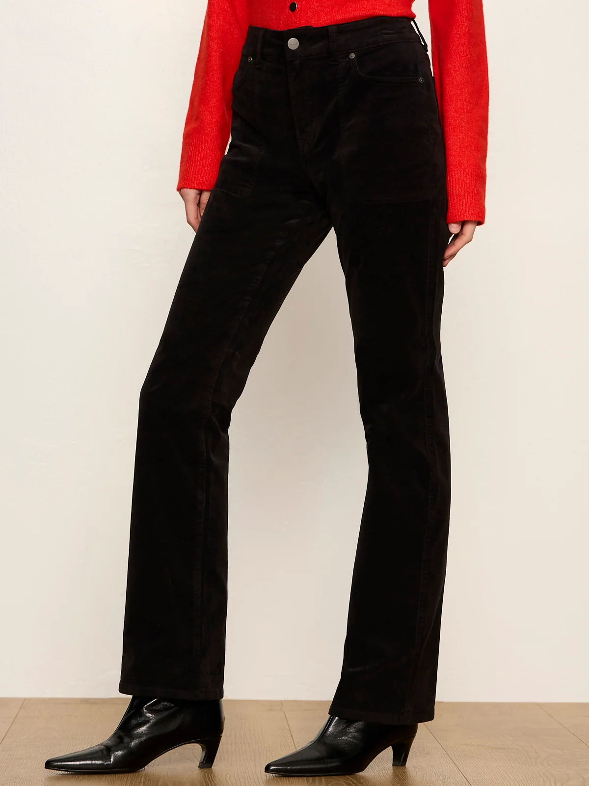 Sanctuary Play Date Velveteen Bootcut Pant in 2 colors