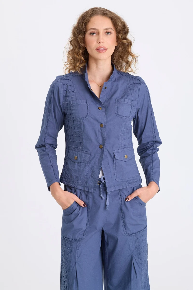 XCVI Mousa Pintuck Blazer