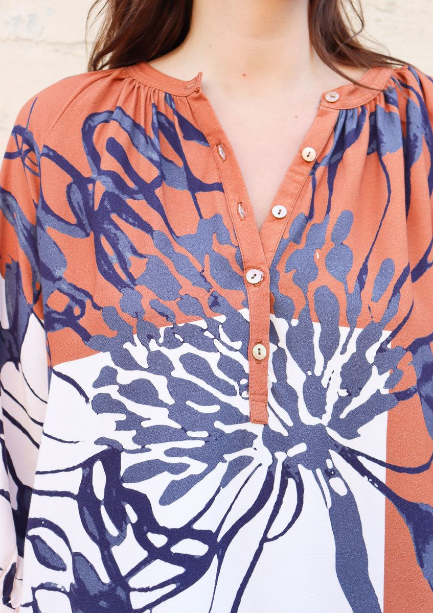 Bel Kazan Opal Print Top