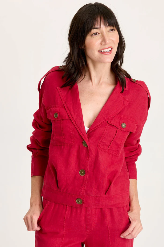 XCVI Balthazar Linen Jacket in 2 Colors