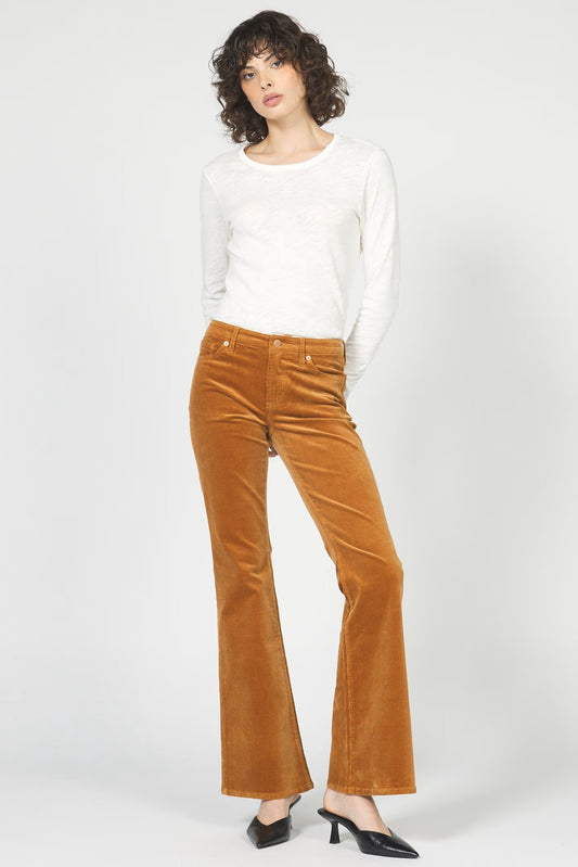 Dear John Rosa Bootcut Cord in Cashew