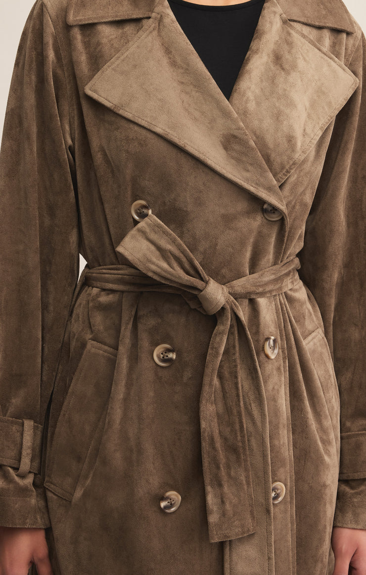 ZSupply Must Have Faux Suede Trench