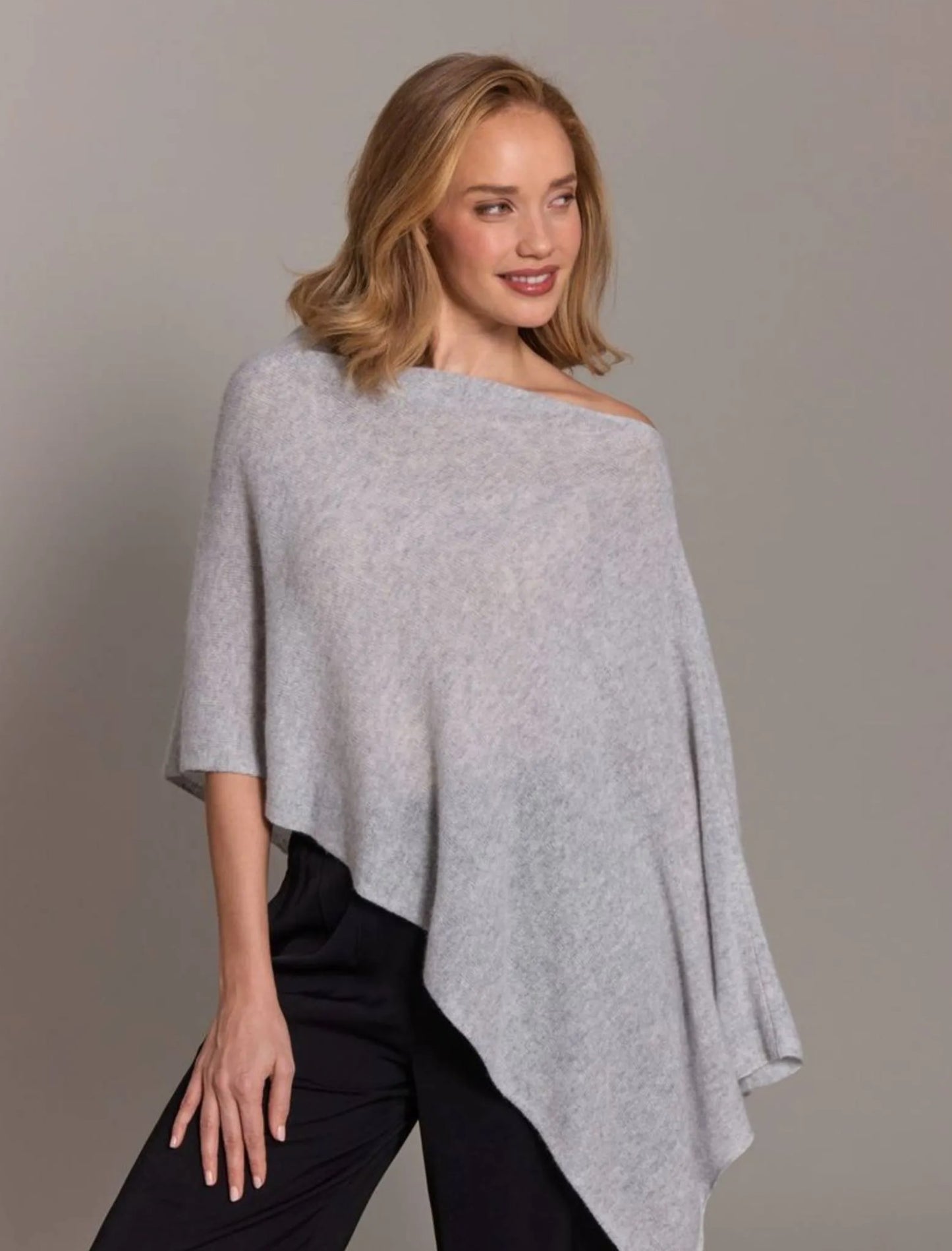 Cashmere Topper Scarf/ Poncho