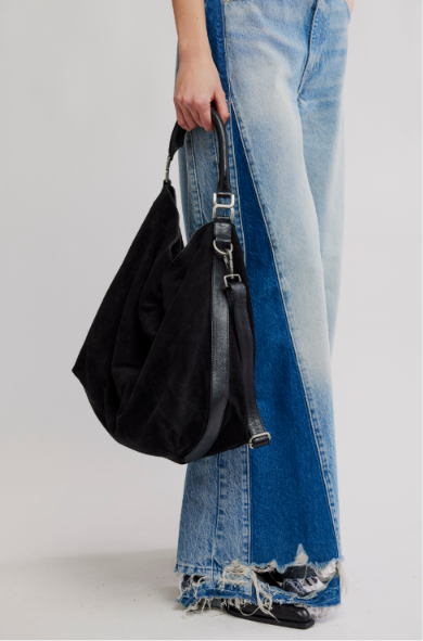 Free People Suzie Suede Slouch Tote
