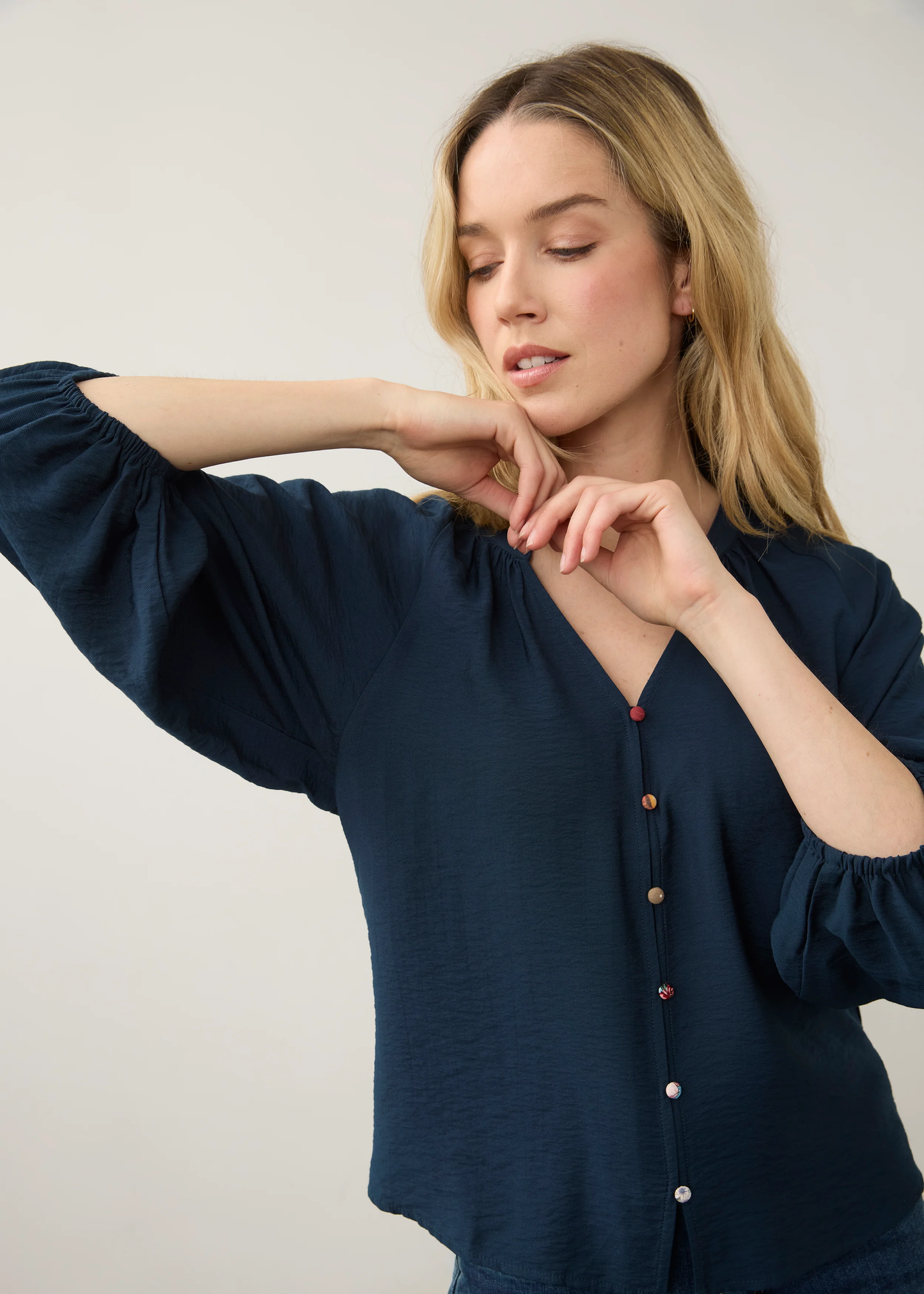 FDJ Colorful Button Shirt in 2 Colors