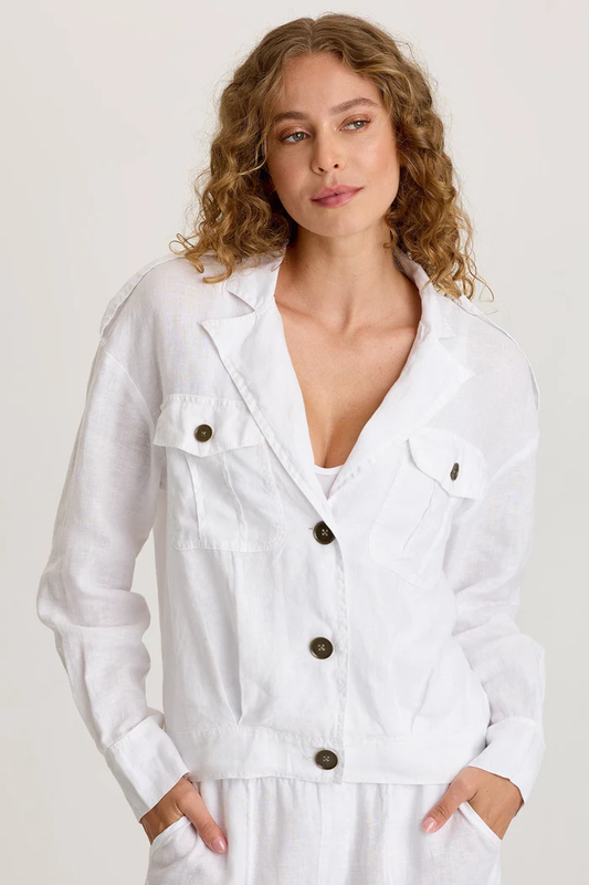 XCVI Balthazar Linen Jacket in 2 Colors