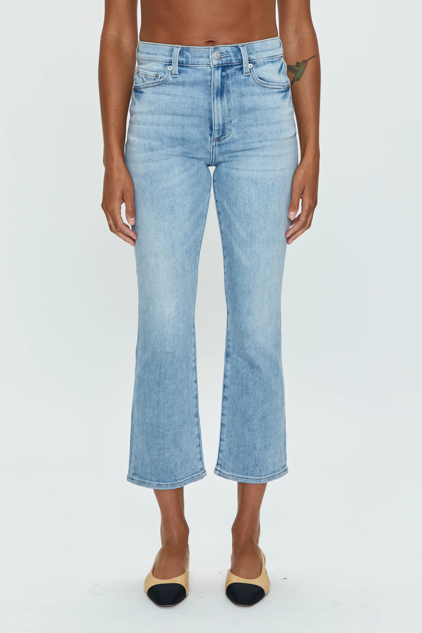Pistola Lennon Cropped Bootcut in Sea