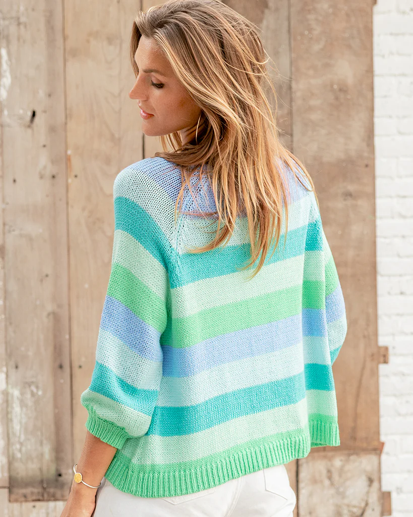 Wooden Ships Venezia Striped Sweater