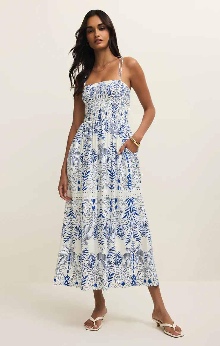ZSupply Nadine Palm Maxi Dress