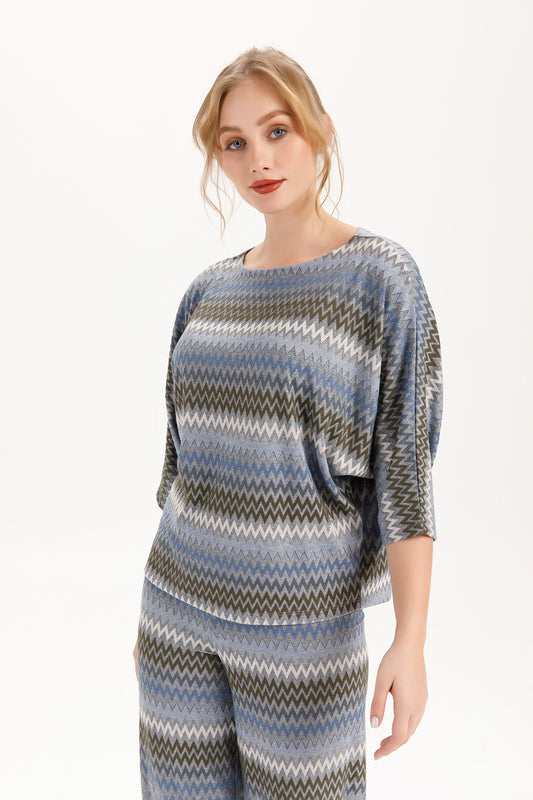 Isle Dodi Sweater in Montana Print