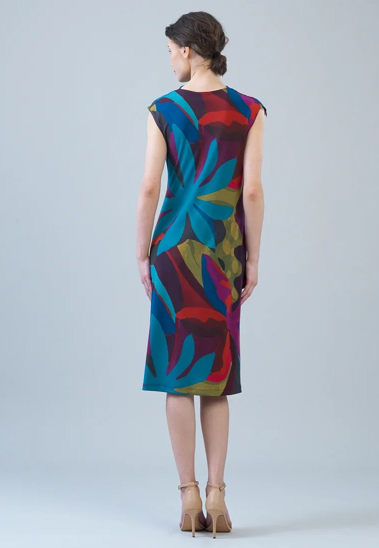 Clara Sun Woo Drape Neck Dress
