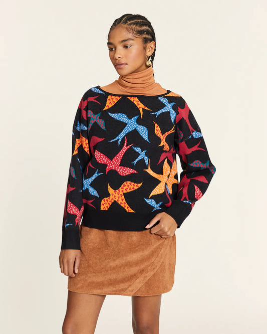 Pepa Loves Print Pullover Sweater in 2 Prints
