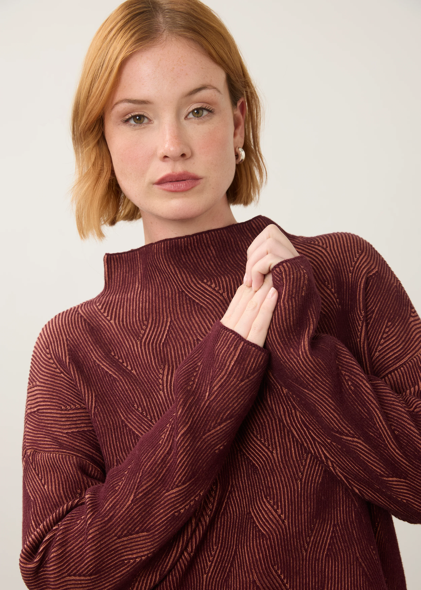 FDJ Funnel Neck Sweater in 2 colors