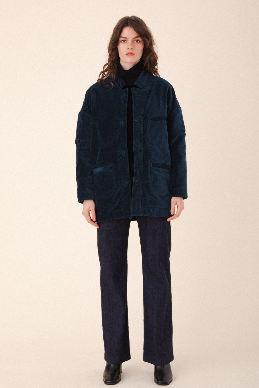 Prairie Underground Velvet Soft Blazer Coat