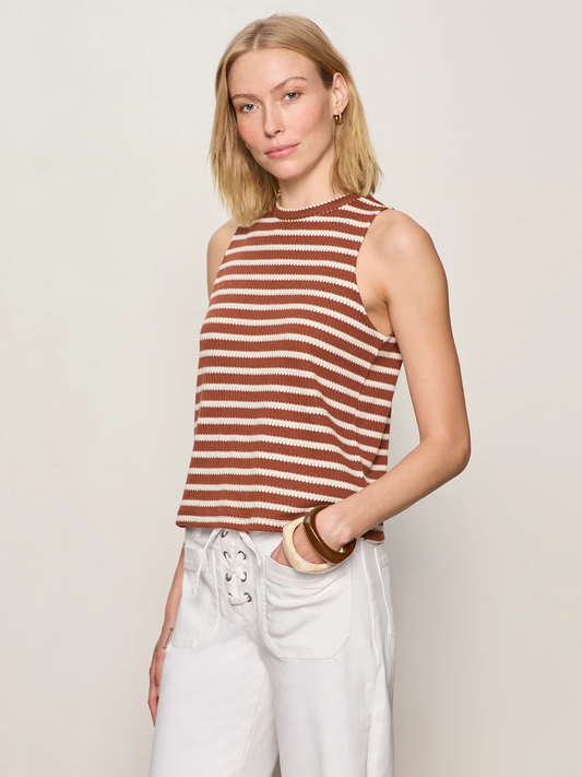Sanctuary Campari Striped Tank