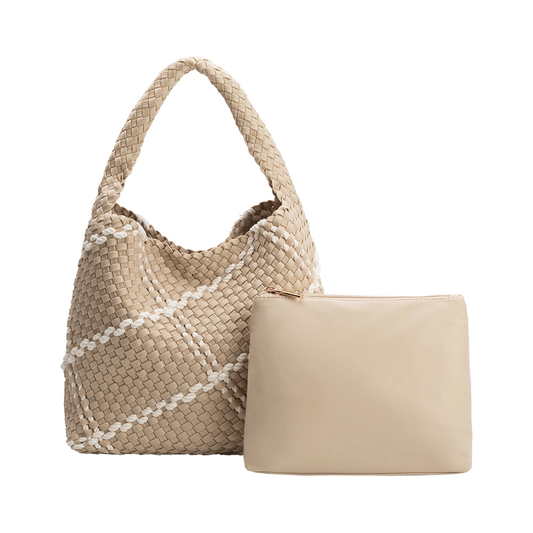 Johanna Woven Shoulder Bag in multiple colors