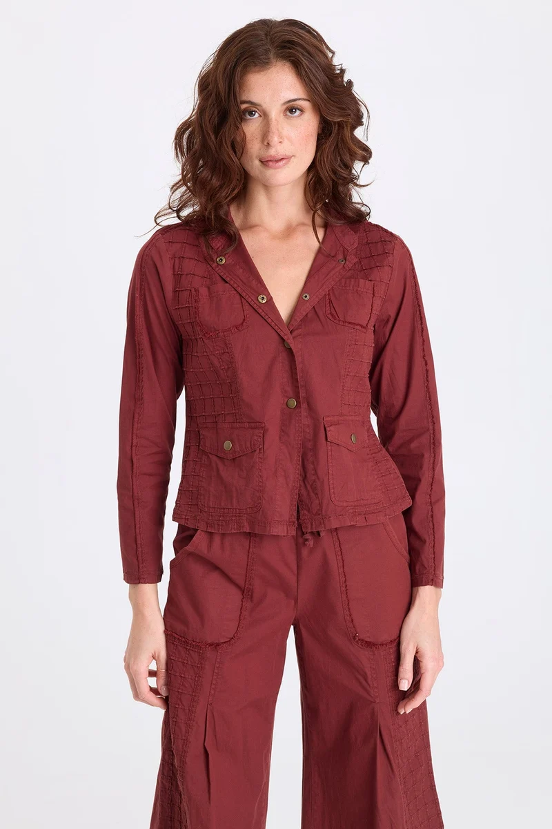 XCVI Mousa Pintuck Blazer
