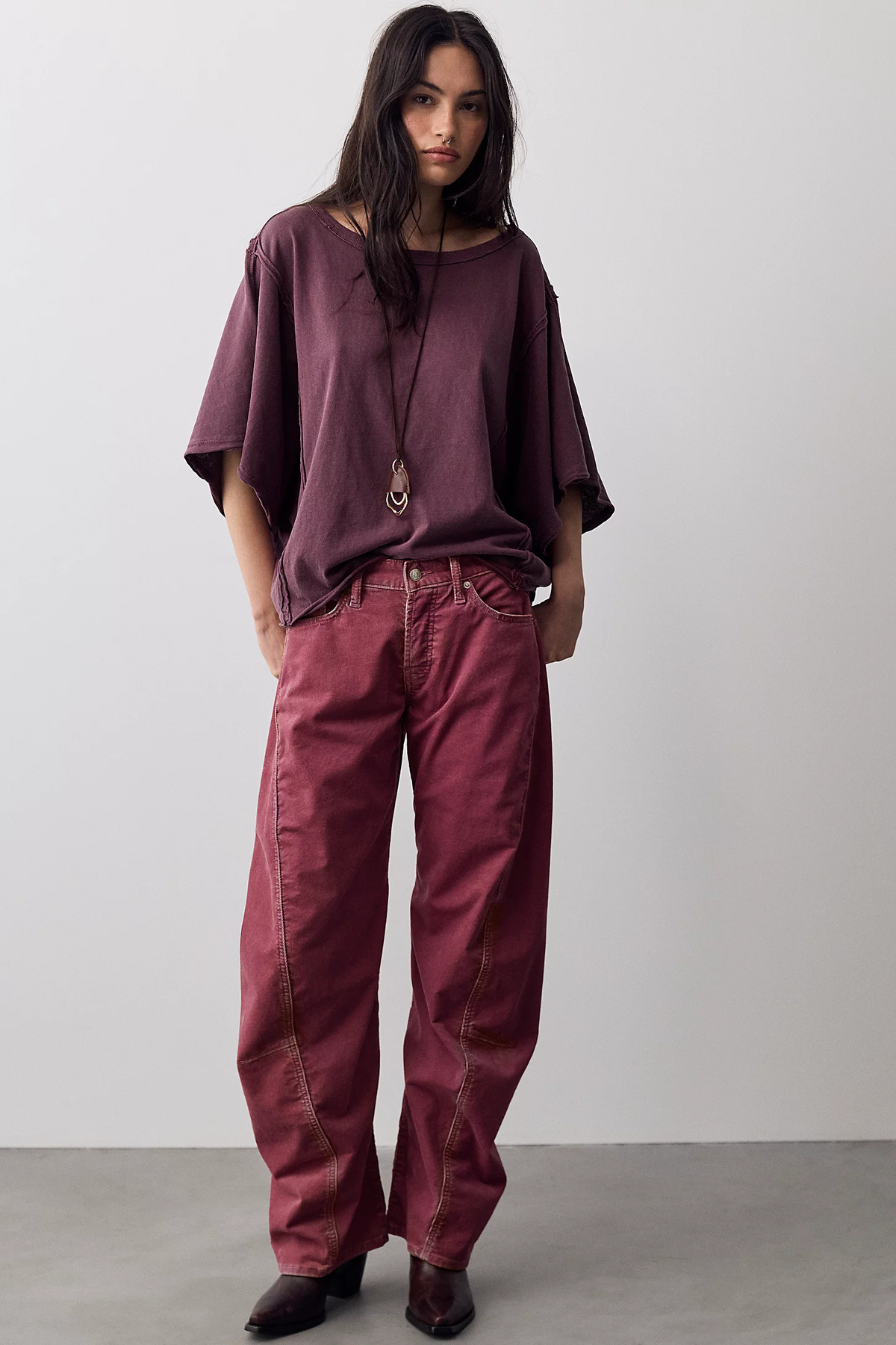 Free People Fable Cord Long Pants
