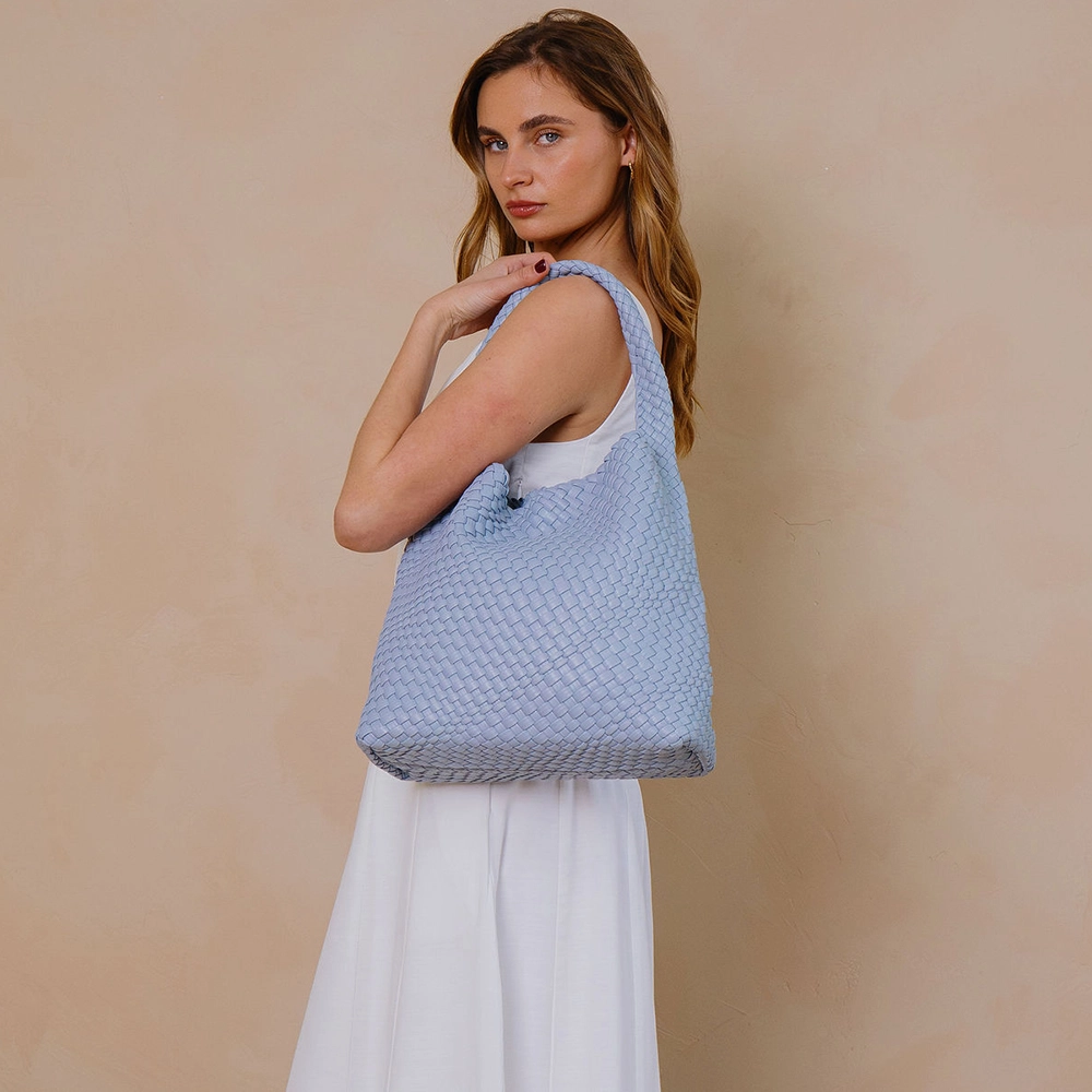 Johanna Woven Shoulder Bag in multiple colors