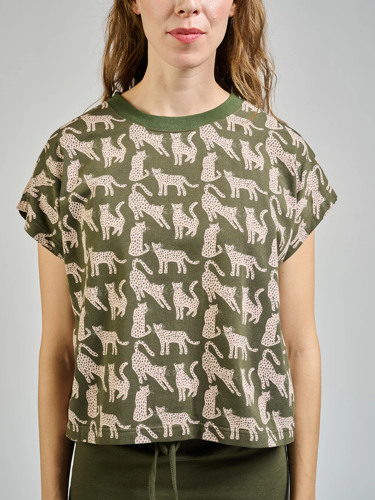 Mata Traders Caitlan Top in Leopard