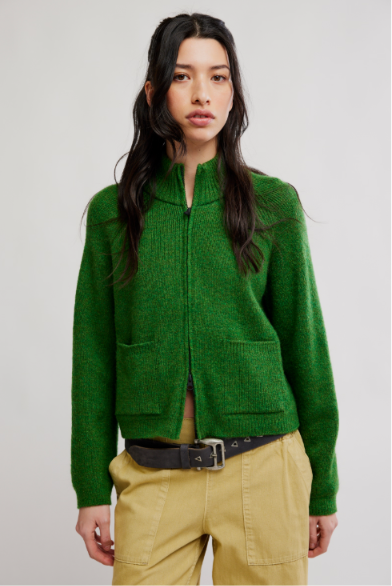 Free People On It Half Zip Sweater