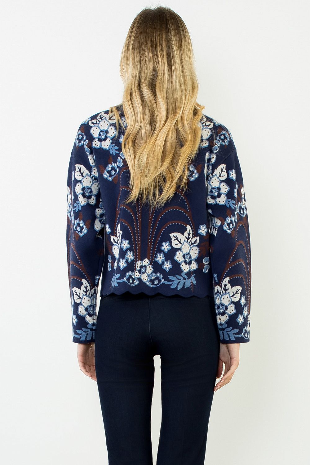 THML Floral Drama Sweater