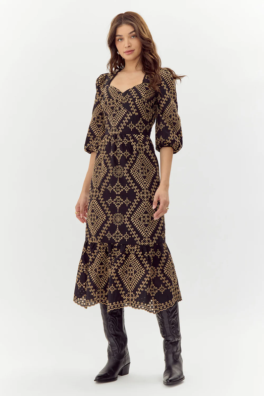 Adelyn Rae Legacy Embroidered Dress
