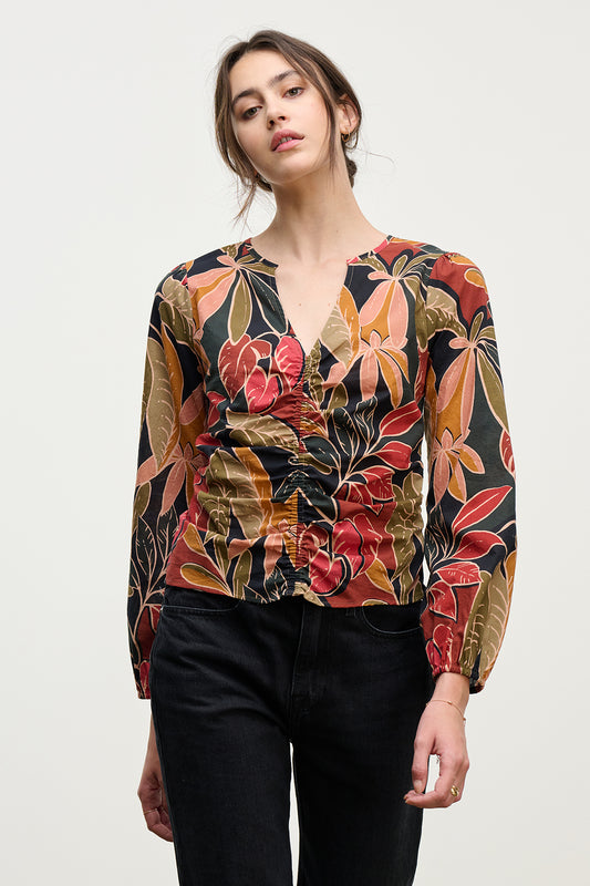 Velvet by Graham and Spencer Vneck Fitted Top