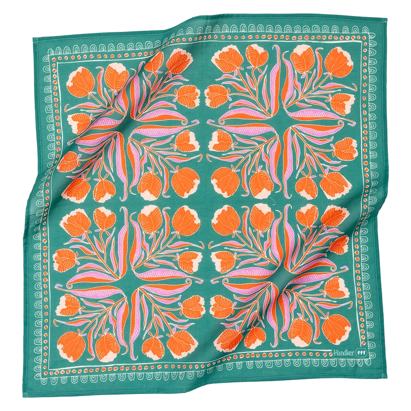 Printed Cotton Scarf/ Bandana