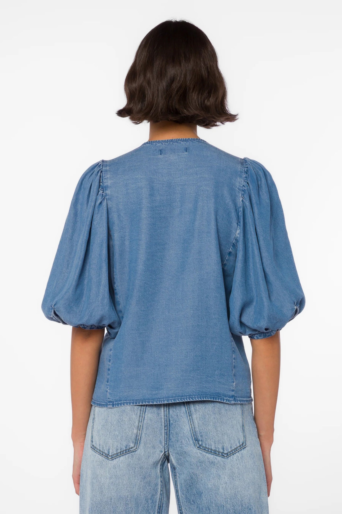 Velvet Heart Abina Chambray Top