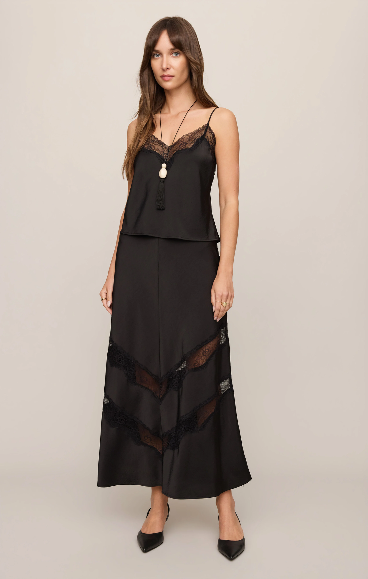 ZSupply Moira Lace Ankle Skirt