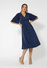 Load image into Gallery viewer, Leota Zoe Dress in Navy Floral
